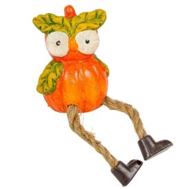 Lógólábú tökbagoly kerámia 9cm Lógólábú tökbagoly kerámia 9cm