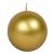 Metál gömb gyertya 80mm arany