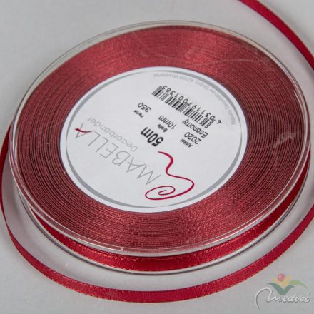 Textil szalag economy bordó 10mmx50m