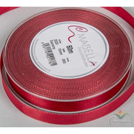 Textil szalag economy bordó 15mmx50m