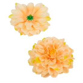 Dália virágfej barack D10cm 12db/csom Dália virágfej barack D10cm 12db/csom