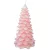 Fenyő gyertya rózsaszín 18cm