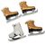 Korcsolya poly bronz 3,8cm 4db-os csomag
