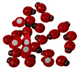 Katicabogár fa öntapadós 1,5cm 24db-os csomag