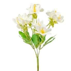 Liliom csokor 10 virágos fehér 33cm Liliom csokor 10 virágos fehér 33cm