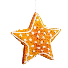 Mézeskalács csillag akasztós 12cm