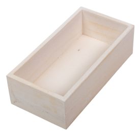 Fa téglalap fehér M6x20x10cm Fa téglalap fehér M6x20x10cm