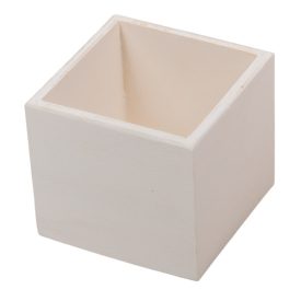 Fa doboz fehér M8x9x9cm Fa doboz fehér M8x9x9cm