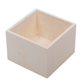 Doboz fa fehér M8x11x11cm Doboz fa fehér M8x11x11cm