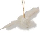 Akasztós repülő bagoly fehér 25cm