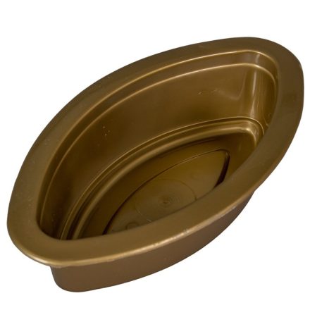 Műanyag közepes hajó arany 6,5cm magas x 25cm