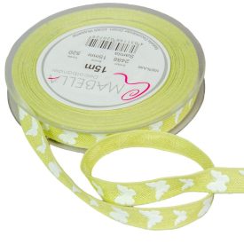 Textil szalag SAMIA világos zöld 15mm x 15m Textil szalag SAMIA világos zöld 15mm x 15m