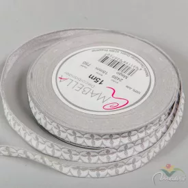 Textil szalag MAGO szürke 15mm x 15m