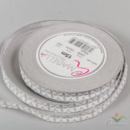 Textil szalag MAGO szürke 15mm x 15m