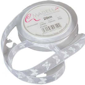 Textil szalag POLILLA fehér 15mmx20m Textil szalag POLILLA fehér 15mmx20m