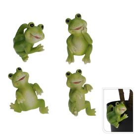 Béka kapaszkodó poly 12cm Béka kapaszkodó poly 12cm