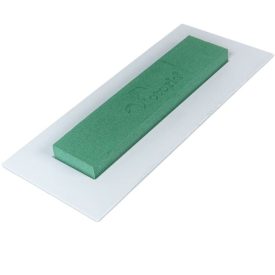   Négyzetes ikebana vizes tűzőhabbal fehér M6x17x39cm (db ár)