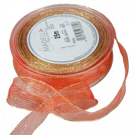 Textil szalag HOLLY piros 25mmx25m Textil szalag HOLLY piros 25mmx25m