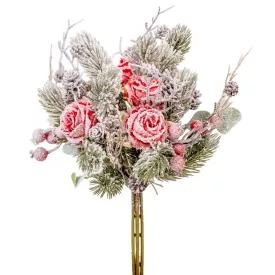 Havas rózsás köteg 35cm