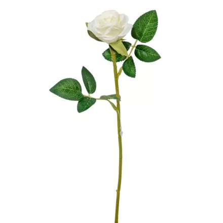 Rózsa szálas krém 26cm