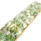 Dália csokor 7 virágos fehér,krém 29cm