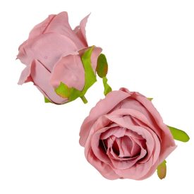 Rózsa virágfej D7cm mályva 840 24db/csom Rózsa virágfej D7cm mályva 840 24db/csom