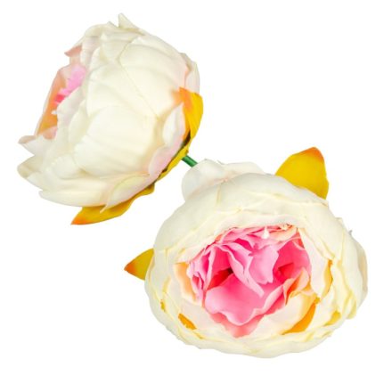 Peónia virágfej 8cm vanilia rózsaszín 303