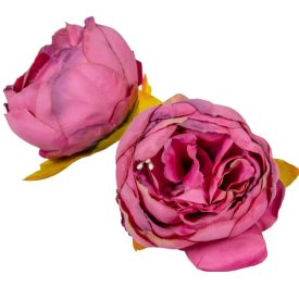 Peónia virágfej 8cm mályva rózsaszín 822 Peónia virágfej 8cm mályva rózsaszín 822
