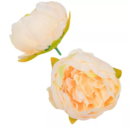 Peónia virágfej 8cm barack 925A