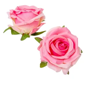   Rózsa virágfej nyílt bársony hatású 8cm mályva 6 darabos csomagban rendelhető (darab ár!)