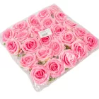 Rózsa virágfej nyílt bársony hatású 8cm mályva 6 darabos csomagban rendelhető (darab ár!)