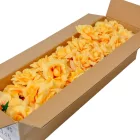 Rózsa virágfej nyílt 10cm sárga 10 darabos csomagban rendelhető (darab ár!)