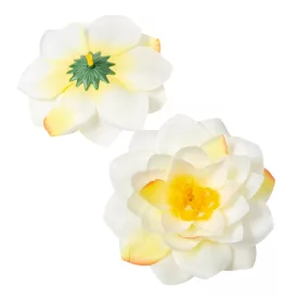   Tavirózsa virágfej 11cm krém-narancs 5 darabos csomagban rendelhető (darab ár!)