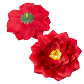   Tavirózsa virágfej 11cm bordó 5 darabos csomagban rendelhető (darab ár!)