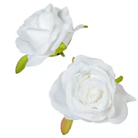   Rózsa virágfej 6cm fehér 6 darabos csomagban rendelhető (darab ár!)