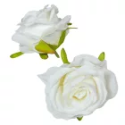 Rózsa virágfej 6cm krém 6 darabos csomagban rendelhető (darab ár!)