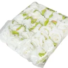 Rózsa virágfej 6cm krém 6 darabos csomagban rendelhető (darab ár!)