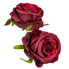 Rózsa virágfej 6cm bíbor 6 darabos csomagban rendelhető (darab ár!)