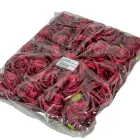 Rózsa virágfej 6cm bíbor 6 darabos csomagban rendelhető (darab ár!)