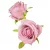 Rózsa virágfej 6cm mauve