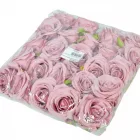 Rózsa virágfej 6cm mauve