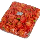 Rózsa virágfej 6cm orange 6 darabos csomagban rendelhető (darab ár!)