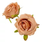 Rózsa virágfej 6cm mályva/nude 6 darabos csomagban rendelhető (darab ár!)