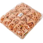 Rózsa virágfej 6cm mályva/nude 6 darabos csomagban rendelhető (darab ár!)