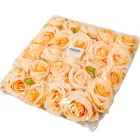 Rózsa virágfej 6cm barack 6 darabos csomagban rendelhető (darab ár!)