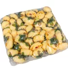 Boglárka virágfej 4,5cm sárga