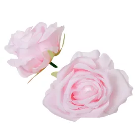 Rózsa virágfej 7cm világosrózsaszín 600