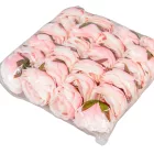 Rózsa virágfej 7cm halványrózsaszín