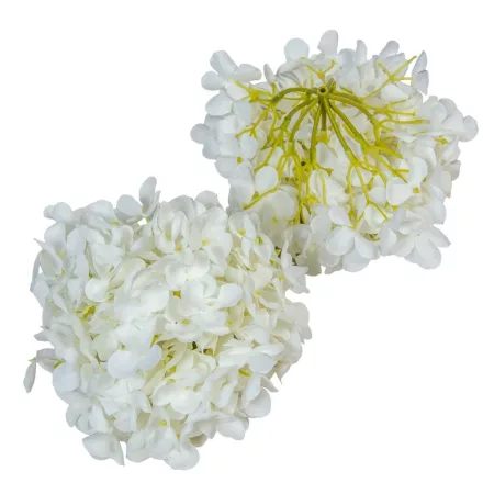 Hortenzia fej 15cm fehér 4 darabos csomagban rendelhető (darab ár!)