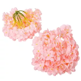   Hortenzia fej 15cm rózsaszín 4 darabos csomagban rendelhető (darab ár!)